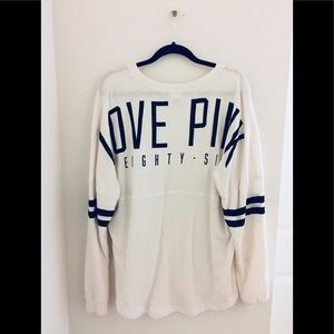 PINK Victoria’s Secret Off-White Crewneck
